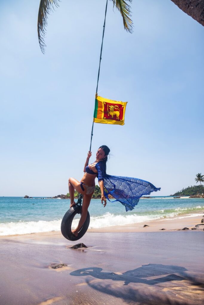 Sri Lanka Palm Tree Rope  Swing